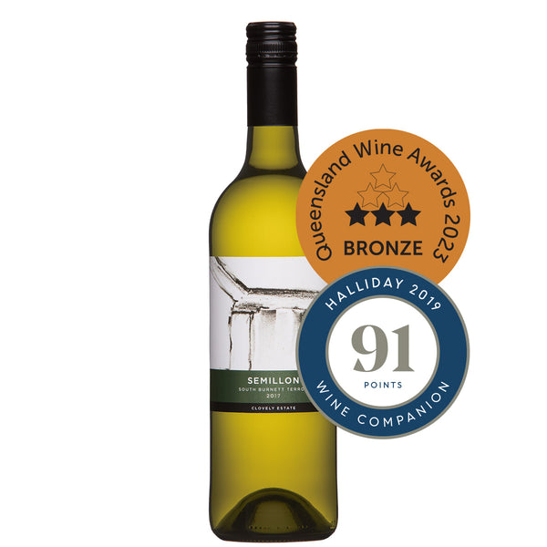 Clovely Estate Semillon 2017 Queensland Wine Wards and Halliday 2019 91 points awards