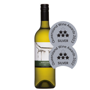 Clovely Estate Semillon 2021 wine. Queensland Wine Awards 2023 and 2022 Silver award