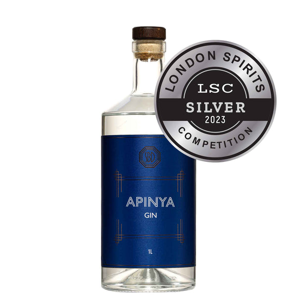 Apinya Gin 1 litre featuring London Spirit Award