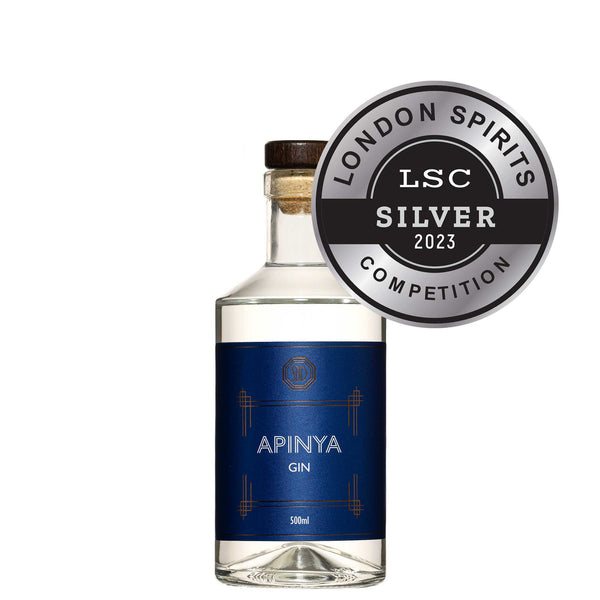500ml Apinya Gin featuring London Spirits Silver Award